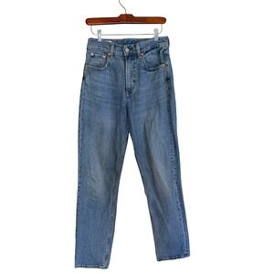 Gap Sky High Straight Women 4 R Blue High Rise Denim Jeans